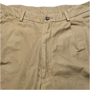 Charleston Khakis 42 (41x29.5) Mens Pleated Chinos Thick Khaki Coastal Preppy